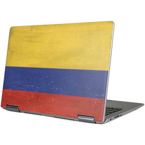Colombia Flag Distressed Yoga 710 14in Skin